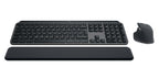 Logitech Master MX Keys Combo for Bussiness keyboard Mouse included Office RF Wireless + Bluetooth QWERTY US International Graphite