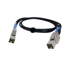 QNAP CAB-PCIE10M-8644-4X Serial Attached SCSI (SAS) cable 1 m Black