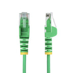 StarTech.com 7m Green Slim CAT6 Ethernet Cable, Snagless, 100W PoE, UTP, LSZH, 28AWG Pure Bare Copper Wire, Slim RJ45 Network Patch Cord w/Strain Reliefs, Individually Tested