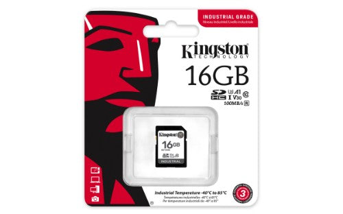 Kingston Technology 16G SDHC Industrial pSLC