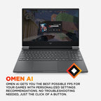 HP Victus Gaming 15-fa2300na Intel® Core™ i5 i5-13420H Laptop 39.6 cm (15.6") Full HD 16 GB DDR4-SDRAM 512 GB SSD NVIDIA GeForce RTX 4050 Wi-Fi 6 (802.11ax) Windows 11 Home Black