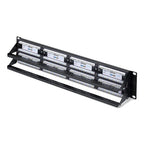 StarTech.com 48-Port 2U Rackmount Cat6 Patch Panel, RJ45, UTP, 110 Punch-Down, Cat 6 Ethernet Patch Panel for Network Server Rack