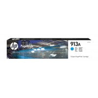 HP F6T77AE/913A Ink cartridge cyan, 3K pages ISO/IEC 24711 37ml for HP PageWide P 55250/Pro 352/Pro 452/Pro 477