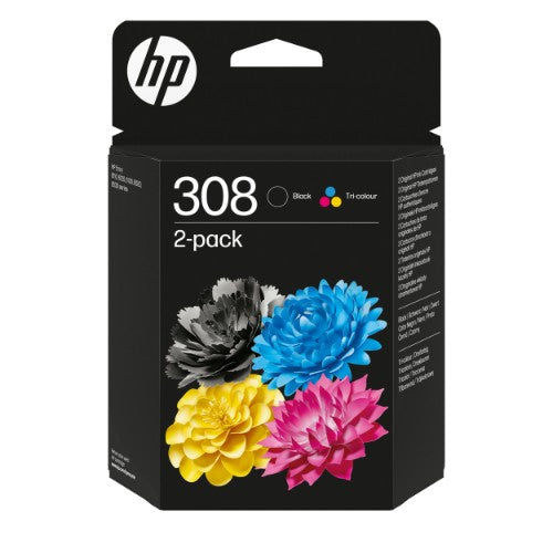 HP 6L6S6UE#301/308 Printhead cartridge multi pack black + color Blister Pack=2 for HP Envy 6100