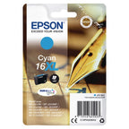 Epson C13T16324012/16XL Ink cartridge cyan high-capacity XL, 450 pages 6.5ml for Epson WF 2010/2660/2750