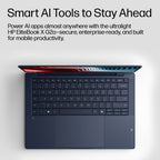 HP EBXG2A14AI RA9P470 14 32GB/1T PC Copilot+ PC Laptop 35.6 cm (14") WUXGA LPDDR5x-SDRAM 1 TB SSD Wi-Fi 7 (802.11be) Windows 11 Pro Blue