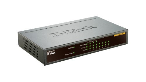 D-Link 8-port 10/100 Desktop Switch with 4 PoE Ports