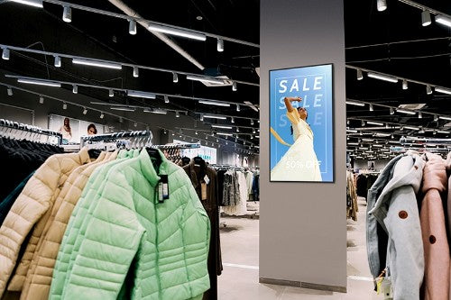 Allsee Technologies E55P1 Signage Display Digital signage flat panel 139.7 cm (55") LCD 350 cd/m² 4K Ultra HD Black