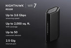 NETGEAR Nighthawk wireless router 2.5 Gigabit Ethernet Dual-band (2.4 GHz / 5 GHz) Black