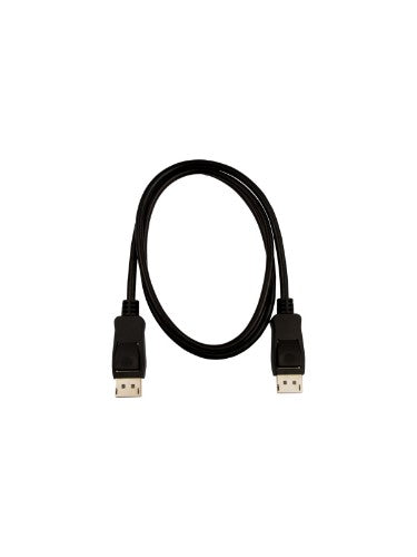 V7 Black Video Cable Pro DisplayPort Male to DisplayPort Male 1m 3.3ft