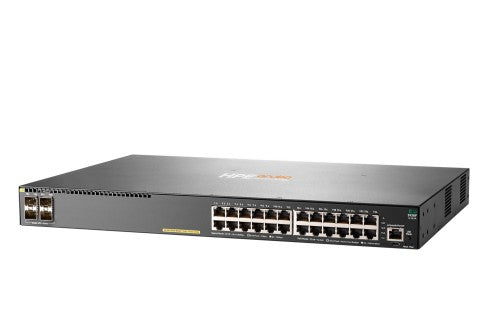 HPE Aruba Networking 2930F 24G PoE+ 4SFP+ TAA-compliant Switch