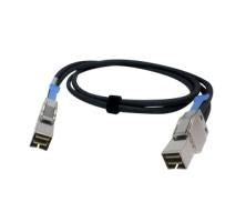 QNAP CAB-PCIE10M-8644-4X Serial Attached SCSI (SAS) cable 1 m Black