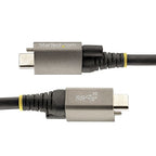 StarTech.com 3ft (1m) USB-C Cable, Top Screw Locking, USB 10Gbps, 100W (5A) Power Delivery, 8K 60Hz / 4K 144Hz DP Alt Mode, USB-IF Certified - Thunderbolt Compatible