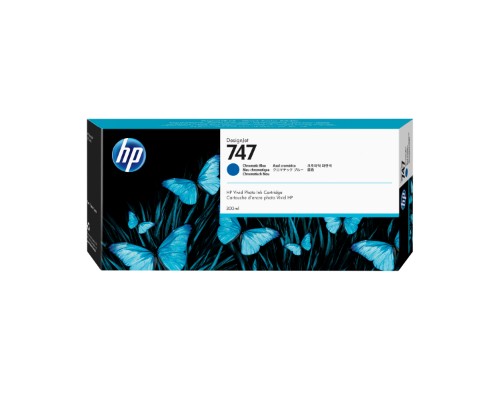 HP P2V85A/747 Ink cartridge blue chromatic 300ml for HP DesignJet Z 9+