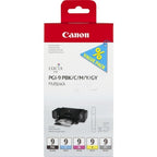 Canon 1034B013/PGI-9 Ink cartridge multi pack PBK,C,M,Y,GY Pack=5 for Canon Pixma Pro 9500