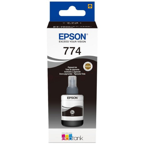 Epson C13T77414A/T7741 Ink bottle black, 6K pages 140ml for Epson WorkForce M 100