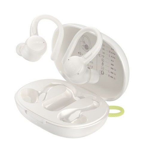 Belkin SoundForm ActiveFit Headset Wired & Wireless Ear-hook Calls/Music USB Type-C Bluetooth White