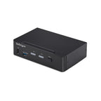 StarTech.com 2-Port DisplayPort KVM Switch, 4K 60Hz, DP 1.2, EDID Management, 2-Port USB 3.0 Hub, 4x USB HID Ports, TAA Compliant