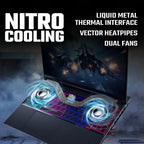 Acer Nitro 16 AI AN16-61 - AMD Ryzen AI 7 350, 16GB, 1TB SSD, NVIDIA GeForce RTX 5070Ti, " WQXGA, Windows 11 Gaming Laptop