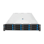 ASUS RS720A-E13-RS12U Socket SP5 Rack (2U) Black, Silver