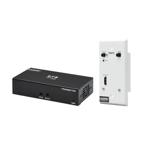 Tripp Lite B127A-1A1-BHFH HDMI over Cat6 Extender Kit, Box Transmitter/Wall Plate Receiver, 4K 60 Hz, 4:4:4, IR, PoC, HDR, HDCP 2.2, 230 ft., TAA