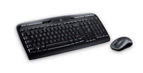 Logitech MK320 keyboard Mouse included Universal RF Wireless AZERTY Lithuanian Black