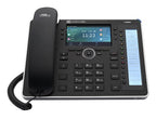 AudioCodes 445HD IP-Phone PoE GbE black with integrated BT and Dual Band Wi-Fi and an external power supply black
