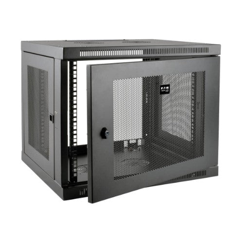 Tripp Lite SRW9UDP SmartRack 9U Low-Profile Switch-Depth-Plus Wall-Mount Mini Rack Enclosure