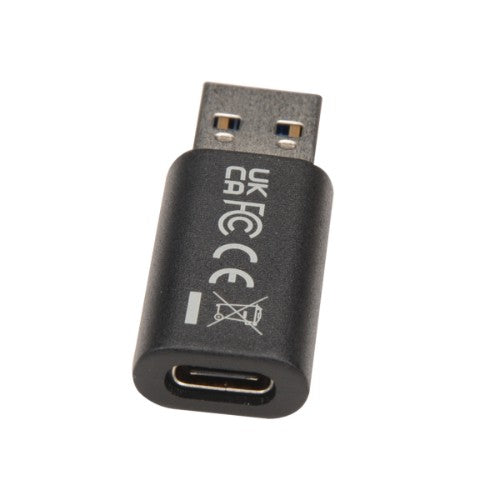 V7 V7USB3AC cable gender changer USB A USB C Black