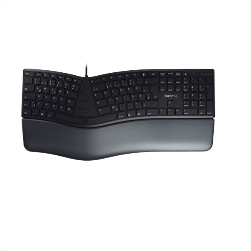 CHERRY KC 4500 ERGO keyboard Universal USB QWERTZ German Black