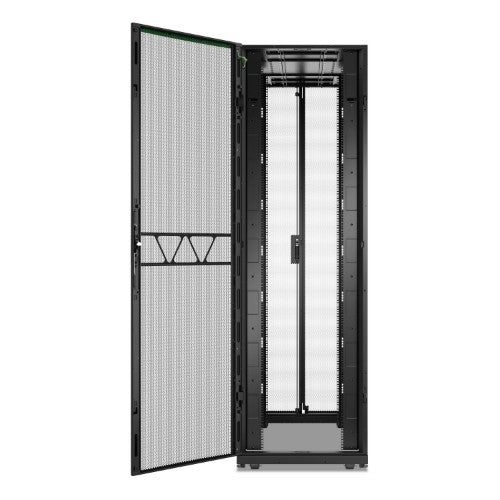 APC NetShelter SX Advanced Rack, High Strength, 52U, 2436H x 750W x 1295D mm, with Shock Package, Black