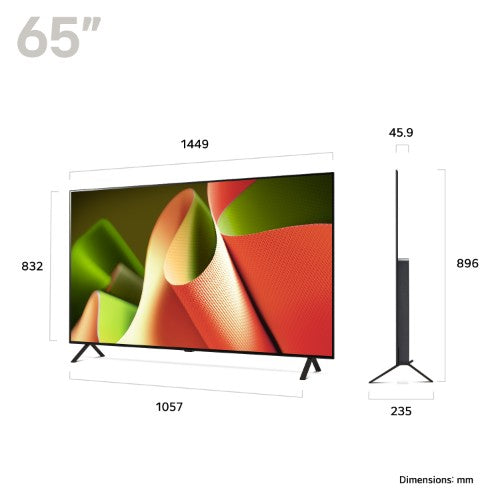 LG OLED65B46LA.AEK TV 165.1 cm (65") 4K Ultra HD Smart TV Wi-Fi Black