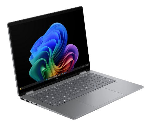 HP OmniBook X FlipNGAI 14-fm0005na Copilot+ PC Intel Core Ultra 5 226V Hybrid (2-in-1) 35.6 cm (14") Touchscreen 2K 16 GB LPDDR5x-SDRAM 512 GB SSD Wi-Fi 7 (802.11be) Windows 11 Home Silver