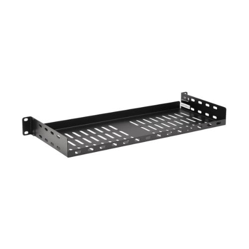 Tripp Lite SRSHELF2P1USHRT SmartRack Cantilever Fixed Steel Rack Shelf - 1U, Vented, 7 in. (17.8 cm) Deep, Holds up to 40 lb. (18 kg)