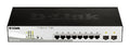 D-Link DGS-1210-10P - 10-Port Gigabit Smart Managed Switch including 2x SFP ports, nuclias compatible