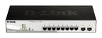 D-Link DGS-1210-10P - 10-Port Gigabit Smart Managed Switch including 2x SFP ports, nuclias compatible