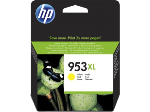 HP F6U18AE/953XL Ink cartridge yellow high-capacity, 1.45K pages 18ml for HP OfficeJet Pro 7700/8210/8710