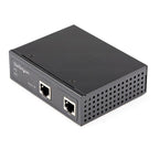 StarTech.com Industrial Gigabit Ethernet PoE Injector - 30W 802.3at PoE+ Midspan 48V-56VDC DIN Rail Power Over Ethernet Injector Adapter - -40C to +75C Cameras/Sensors/WiFi Access - TAA