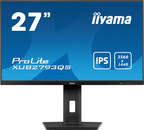 iiyama ProLite 27” QHD IPS technology panel with 150mm height adjustable stand and 100Hz refresh rate