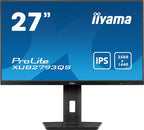 iiyama ProLite 27” QHD IPS technology panel with 150mm height adjustable stand and 100Hz refresh rate