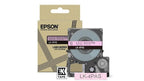 Epson C53S672103/LK-4PAS DirectLabel-etikettes gray on pink 12mm x 8m for Epson LabelWorks LW-C 410/610