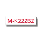 Brother MK-222BZ DirectLabel red on white 9mm x 8m for Brother P-Touch M 9-12mm