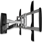 StarTech.com Full Motion TV Wall Mount - Heavy Duty Articulating TV Wall Mount Bracket for 32" to 75" (165lb/75kg) VESA Display - Universal Adjustable Tilt/Swivel Flat Screen Arm - Silver - TAA