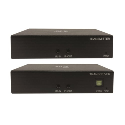 Tripp Lite B127A-111-BHTH HDMI over Cat6 Extender Kit, Transmitter and Receiver with Repeater, 4K 60Hz, 4:4:4, IR, HDR, PoC, 230 ft., TAA
