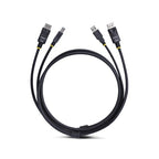 StarTech.com 6ft (1.8m) DisplayPort and USB 5Gbps KVM Cable, 4K 60Hz, Universally Compatible DP 1.2/USB 3.0 Combo Cable for KVM Switches