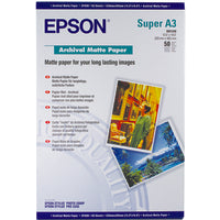 Epson Archival Matte Paper, DIN A3+, 189g/m2, 50 Sheets