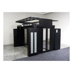 APC NetShelter Pod Containment, Aisle End Panel, Set of 2, Short Frame, 4 ft