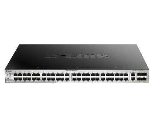 D-Link 48 x 10/100/1000BASE-T ports Layer 3 Stackable Managed Gigabit Switch