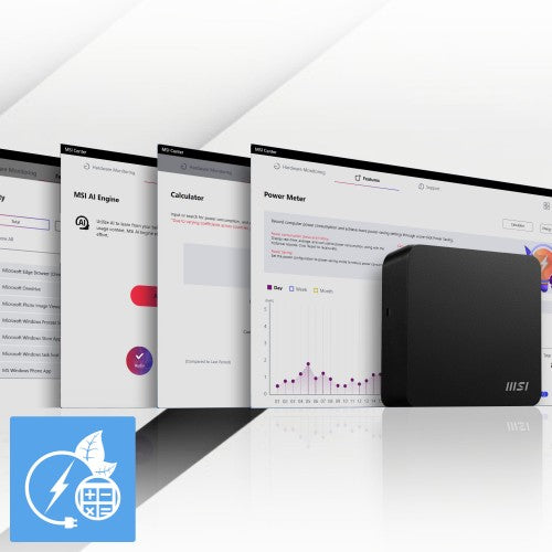 MSI Cubi NUC 1M Intel Core 7 150U Desktop PC, NUC, SFF, Mini Computer, HTPC, (16GB RAM, 1TB Storage, Windows 11 PRO), Intel Graphics/DDR5/Dual ThunderBolt 4/Dual HDMI/Dual LAN/WiFi 6E/BT 5.3/VESA - NUC 1M i7 150U FS 16GB 1TB W11P