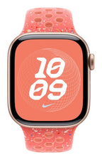 Apple MYL33ZM/A smart wearable accessory Band Orange Fluoroelastomer